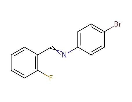 Benzenamine, 4-bromo-N-[(2-fluorophenyl)methylene]-
