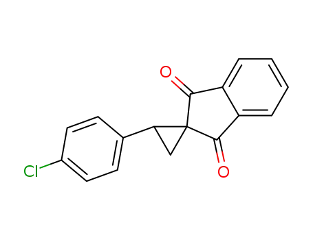 2-(4-chlorophenyl)spiro<cyclopropane-1,2'-<2H>indene>-1',3'-dione
