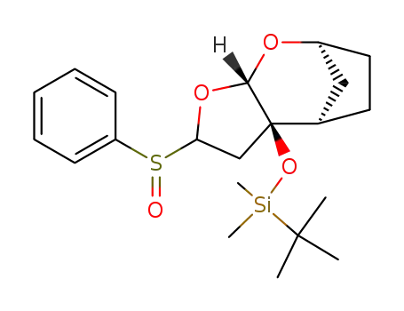 (1R<sup>*</sup>,3R<sup>*</sup>,7S<sup>*</sup>,8S<sup>*</sup>)-7-(tert-Butyldimethylsilyloxy)-5-phenylsulphoxide-2,4-dioxatricyclo<6.2.1.0<sup>3,7</sup>>undecane