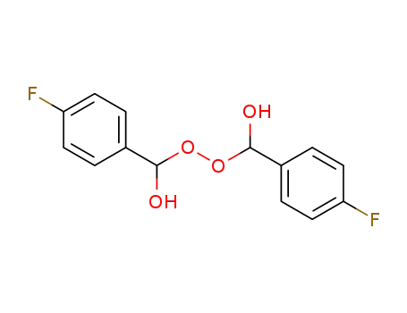 Molecular Structure of 60008-54-0 (di[1-hydroxy(4-fluorophenyl)methyl]peroxide)