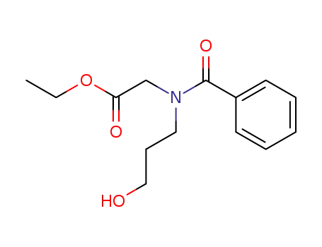 [Benzoyl-(3-hydroxy-propyl)-amino]-acetic acid ethyl ester