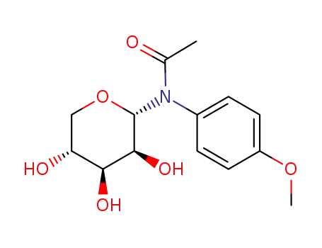 N-(4-Methoxy-phenyl)-N-((2S,3S,4S,5R)-3,4,5-trihydroxy-tetrahydro-pyran-2-yl)-acetamide