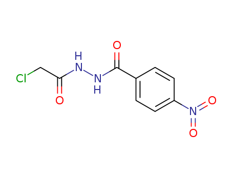 Benzoicacid, 4-nitro-, 2-(2-chloroacetyl)hydrazide