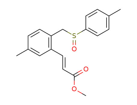 (E)-methyl 3-(5-methyl-2-(p-tolylsulfinylmethyl)phenyl)acrylate