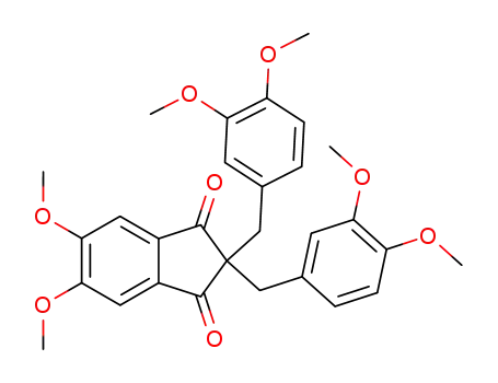 5,6-dimethoxy-2,2-bis(3,4-dimethoxybenzyl)-2,3-dihydro-1H-indene-1,3-dione