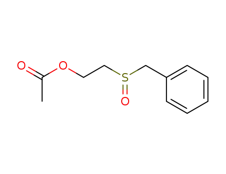Molecular Structure of 88738-54-9 (2-(benzylsulfinyl)ethyl acetate)