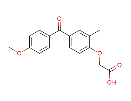 Acetic acid, [4-(4-methoxybenzoyl)-2-methylphenoxy]-