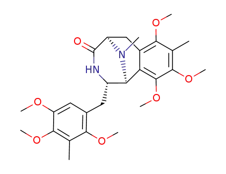 2-(3-Methyl-2,4,5-trimethoxyphenyl)methyl-4-oxo-7,9,10-trimethoxy-8,11-dimethyl-(1α,2β,5α)-1,2,3,4,5,6-hexahydro-1,5-imino-3-benzazocine