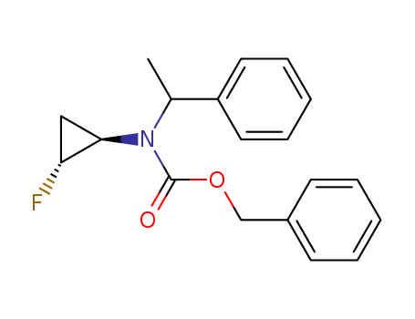 Carbamic acid, (2-fluorocyclopropyl)(1-phenylethyl)-, phenylmethyl ester