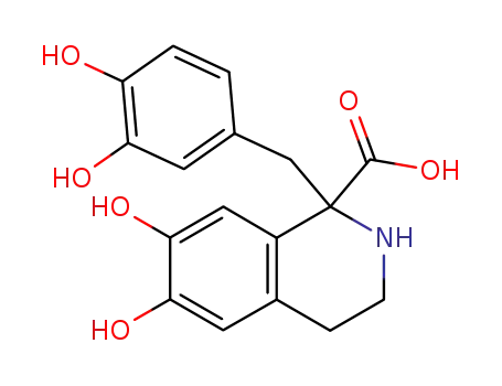 Molecular Structure of 65427-91-0 (norlaudanosoline-1-carboxylic acid)