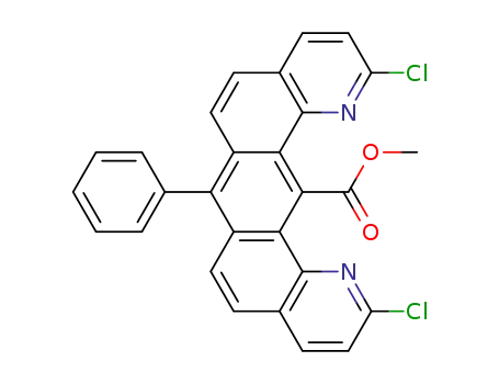 methyl 2,12-dichloro-7-phenyl-1,13-diazadibenz<a,j>anthracene-14-carboxylate