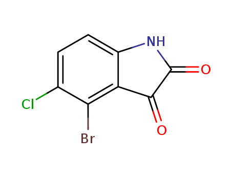 4-BROMO-5-CHLOROINDOLINE-2,3-DIONE