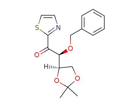 (2S,3R)-2-benzyloxy-3,4-isopropylidenedioxy-1-(2-thiazolyl)-1-butanone