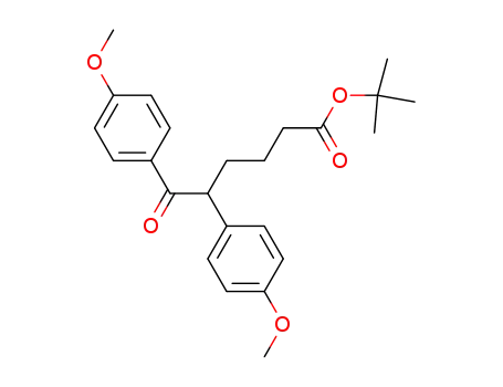 tert-butyl 5,6-bis(4-methoxyphenyl)-6-oxohexanoate