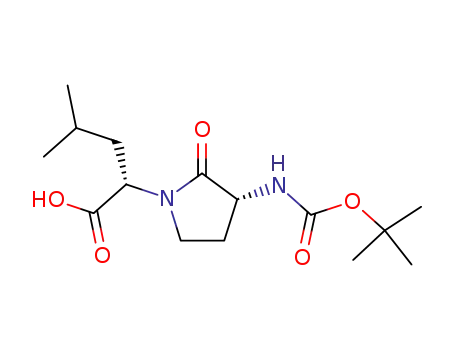 Molecular Structure of 82611-48-1 (BOC-FREIDINGER'S LACTAM)