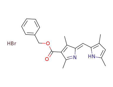 (Z)-benzyl 2-((3,5-dimethyl-1H-pyrrol-2-yl)methylene)-3,5-dimethyl-2H-pyrrole-4-carboxylate hydrobromide