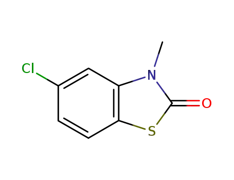 Molecular Structure of 2786-28-9 (2(3H)-Benzothiazolone, 5-chloro-3-methyl-)