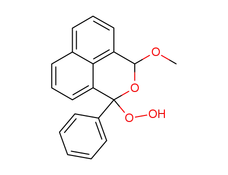 1-phenyl-1-hydroperoxy-3-methoxy-1H,3H-naphtho<1.8-cd>pyran
