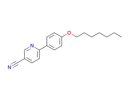 2-(4-heptyloxyphenyl)-5-cyanopyridine