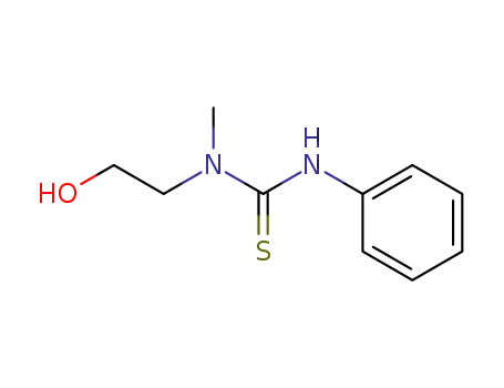 Molecular Structure of 137935-17-2 (Thiourea, N-(2-hydroxyethyl)-N-methyl-N'-phenyl-)