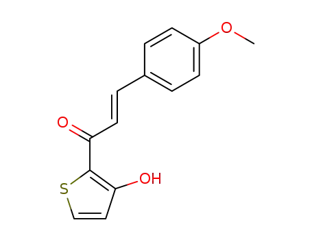 2-Propen-1-one, 1-(3-hydroxy-2-thienyl)-3-(4-methoxyphenyl)-, (E)-