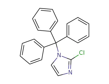 Molecular Structure of 67478-48-2 (2-Chloro-1-trityl-1H-imidazole)