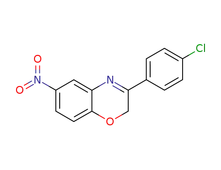 2H-1,4-Benzoxazine, 3-(4-chlorophenyl)-6-nitro-