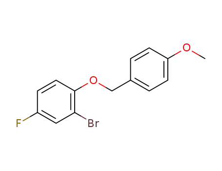 2-bromo-4-fluoro-1-((4-methoxybenzyl)oxy)benzene