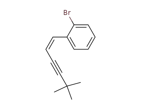 Benzene, 1-bromo-2-[(1Z)-5,5-dimethyl-1-hexen-3-ynyl]-