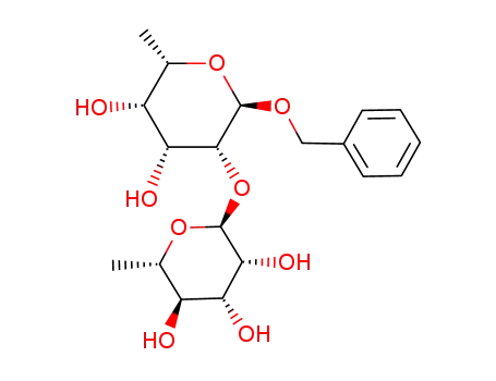 benzyl 6-deoxy-2-O-(α-L-rhamnopyranosyl)-α-L-talopyranoside