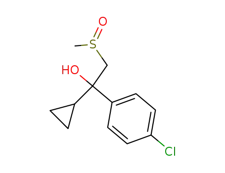 Benzenemethanol, 4-chloro-a-cyclopropyl-a-[(methylsulfinyl)methyl]-