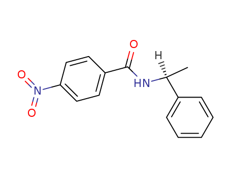 Molecular Structure of 101401-80-3 (Benzamide, 4-nitro-N-[(1S)-1-phenylethyl]-)