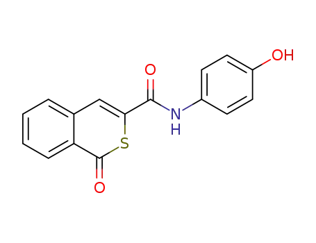 N-(4-hydroxyphenyl)-1-oxo-1H-isothiochromene-3-carboxamide