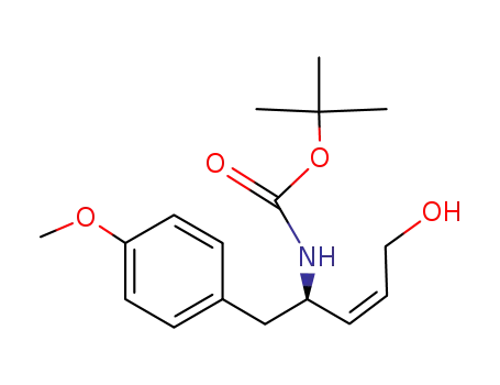 [(Z)-(R)-4-Hydroxy-1-(4-methoxy-benzyl)-but-2-enyl]-carbamic acid tert-butyl ester