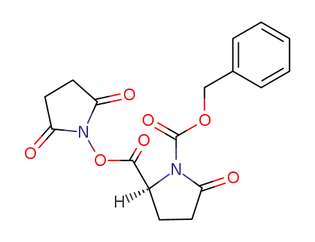(S)-1-Benzyl 2-(2,5-dioxopyrrolidin-1-yl) 5-oxopyrrolidine-1,2-dicarboxylate