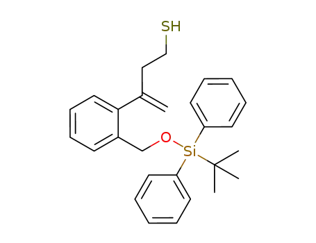 3-(2-((tert-butyldiphenylsilyloxy)methyl)phenyl)but-3-ene-1-thiol