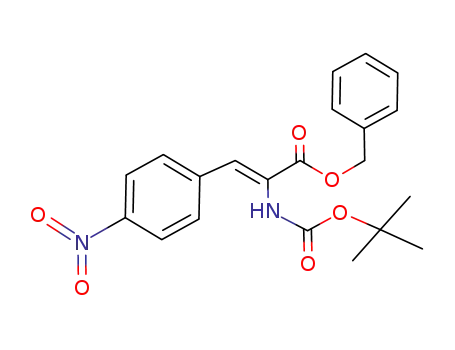 (Z)-2-tert-Butoxycarbonylamino-3-(4-nitro-phenyl)-acrylic acid benzyl ester