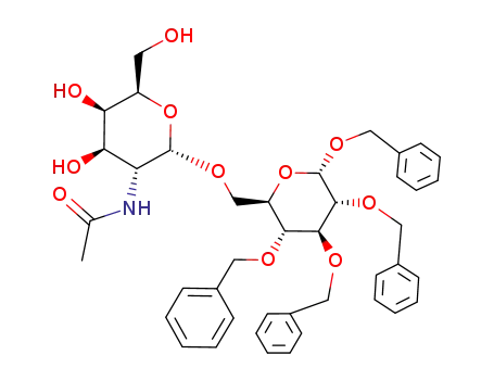 Benzyl-6-O-(2-acetamido-2-desoxy-α-D-galactopyranosyl)-2,3,4-tri-O-benzyl-α-D-glucopyranosid