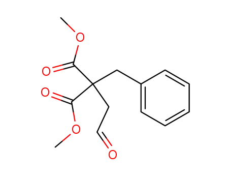 Molecular Structure of 130450-15-6 (2-Benzyl-2-(2-oxo-ethyl)-malonic acid dimethyl ester)