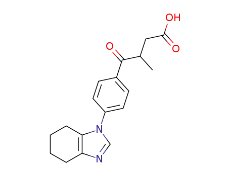 4-(4,5,6,7-tetrahydro-1H-benzimidazol-1-yl)-β-methyl-γ-oxobenzenebutanoic acid
