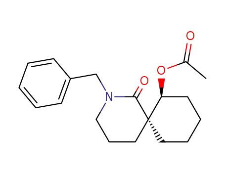 Acetic acid (6R,7S)-2-benzyl-1-oxo-2-aza-spiro[5.5]undec-7-yl ester
