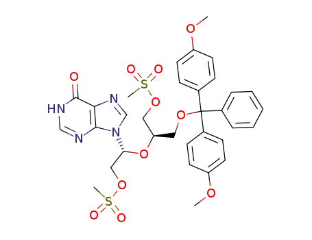 5'-O-(4,4'-dimethoxytrityl)-2',3'-di-O-mesyl-2',3'-secoinosine