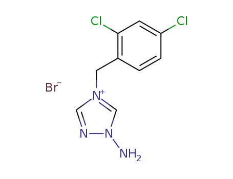 1-Amino-4-(2,4-dichloro-benzyl)-1H-[1,2,4]triazol-4-ium; bromide