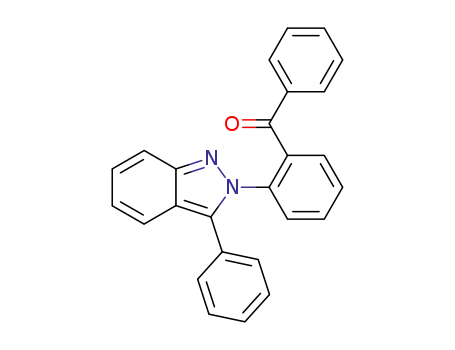 Molecular Structure of 137720-94-6 (Methanone, phenyl[2-(3-phenyl-2H-indazol-2-yl)phenyl]-)