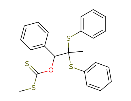O-<2,2-bis(phenylthio)-1-phenylpropyl> S-methyl dithiocarbonate