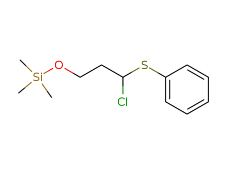 (3-Chloro-3-phenylsulfanyl-propoxy)-trimethyl-silane