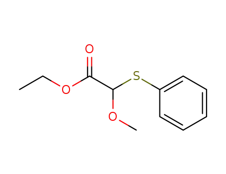 ethyl 2-methoxy-2-(phenylthio)ethanoate