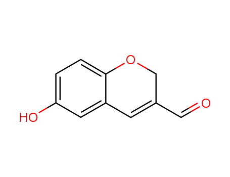 Molecular Structure of 134822-76-7 (6-HYDROXYCHROMENE-3-CARBOXALDEHYDE)