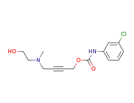 4-<(2-hydroxyethyl)methylamino>-2-butynyl N-(3-chlorophenyl)carbamate