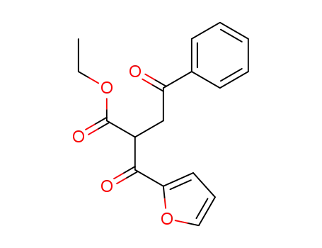 Molecular Structure of 77596-91-9 (α-(2-Furylcarbonyl)-γ-oxobenzolbutansaeure-ethylester)